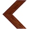 Ekena Millwork 13"W x 16"H x 3/4"D Vintage Farmhouse 3 1/2" Chevron, Barnwood Decor Collection, Salvage Red DECR13X16X075CHVRD - alternate 5